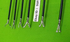 6 pinzas de agarre laparoscópicas 5 mm x 330 mm instrumentos reutilizables para endoscopia
