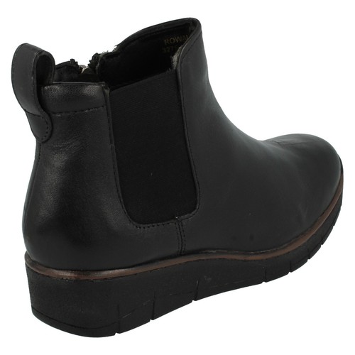 Botines con cremallera de cuero Padders para dama: Rowan - Imagen 6 de 19