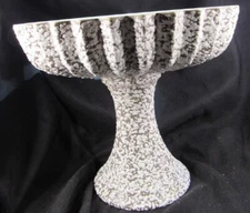 Royal Haegar Brown Popcorn Fluted Compote