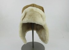 UGG WOMEN'S SHEARLING TRAPPER CHESTNUT HAT L/XL