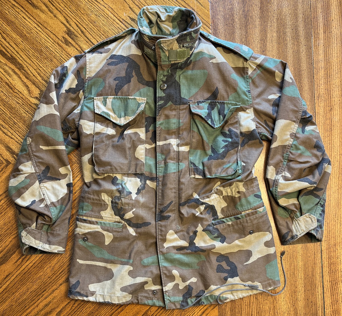 Vintage 1970s US Army Dark Camo Jacket Sz Small Regular | eBay