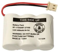 VTech BT-17333/BT-27333 Battery Pack 3.6V 400mAh Ni-Cd for Cordless Phone BY1338