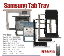 For Samsung Galaxy Tab A Series A7 S6 Lite S8 SIM Card Tray MicroSD Holder Slot