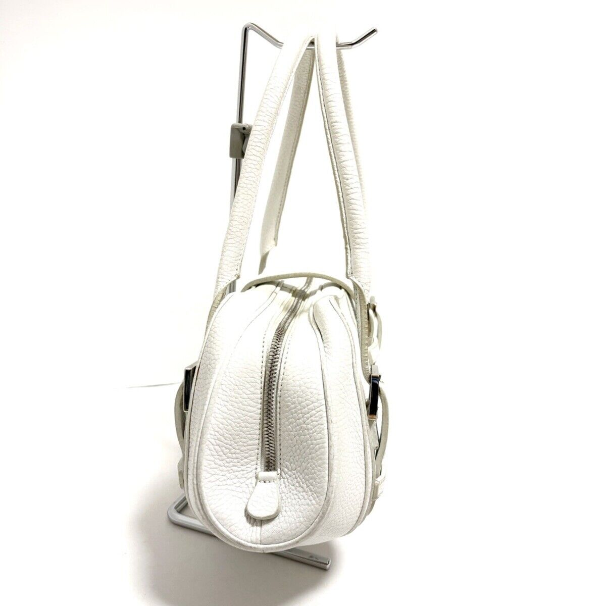 Auth LOEWE - White Leather Handbag | eBay Auth LOEWE - White Leather Handbag | eBay