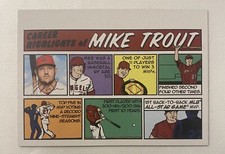 2022 Topps Heritage 1973 Topps Comics Mike Trout #73TC-1