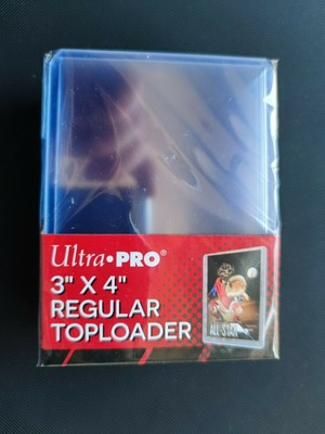 Ultra PRO 3  x 4  Regular Toploader 35pt 25 Pack Ultra Clear New