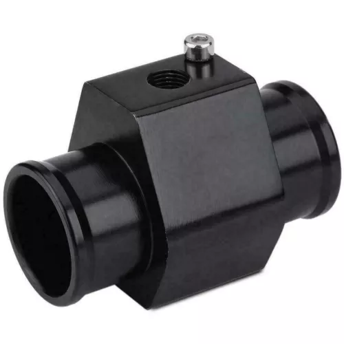 1-2 INCH RADIATOR WATER COOLANT HOSE ADAPTER FITTING 1/8" NPT TEMP SENSOR PORT