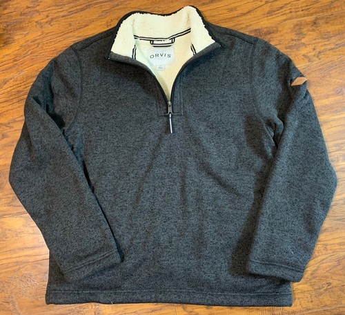 Orvis Men's Quarter Zip Sherpa Lined 