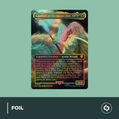 MTG | Gandalf of the Secret Fire | LORD OF THE RINGS | EXTENDED | NM | EN | FOIL