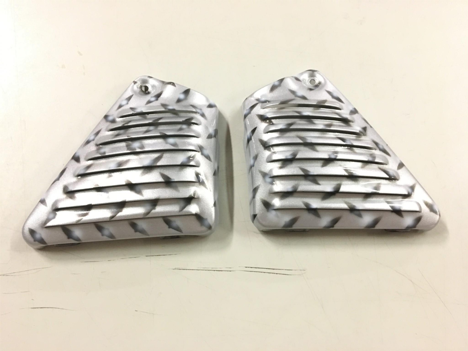 Harley Aluminum Vrod Anodized Side Covers Vents VRSCA Inserts Panels OEM Metal