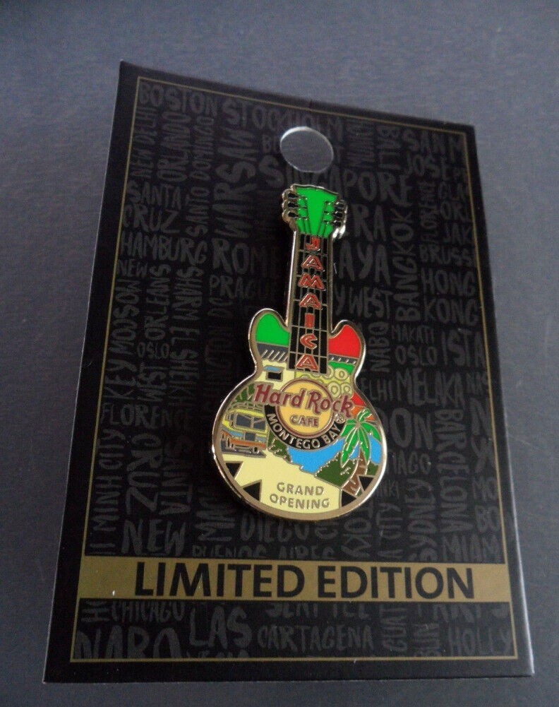 Hard Rock Cafe Montego Bay Jamaica - Grand Opening Guitar with