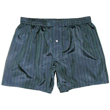 NEW Royal Silk® Rich Sapphire Stripes Men Silk Boxers S-3XL