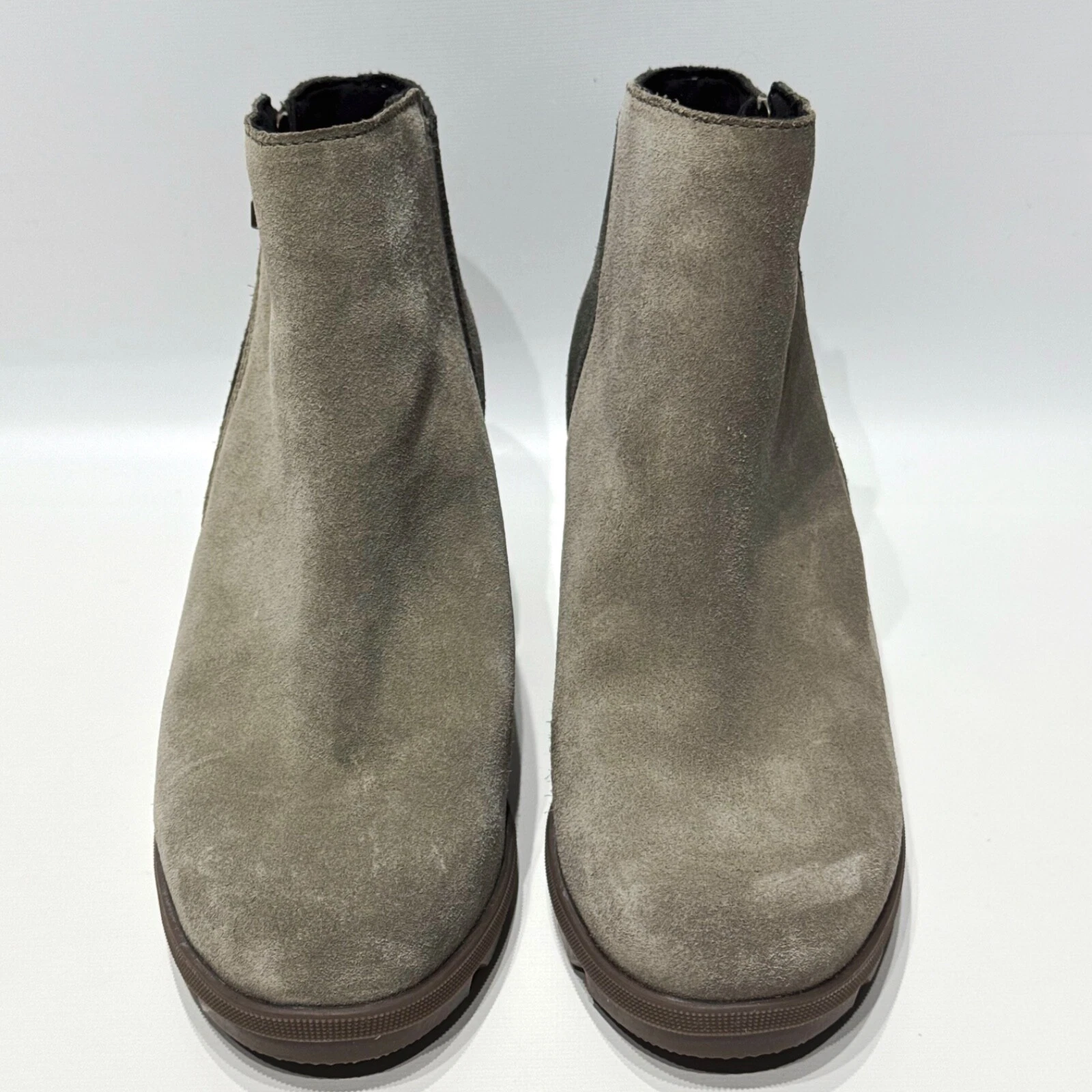 sorel joan of arctic wedge zipper ankle boots
