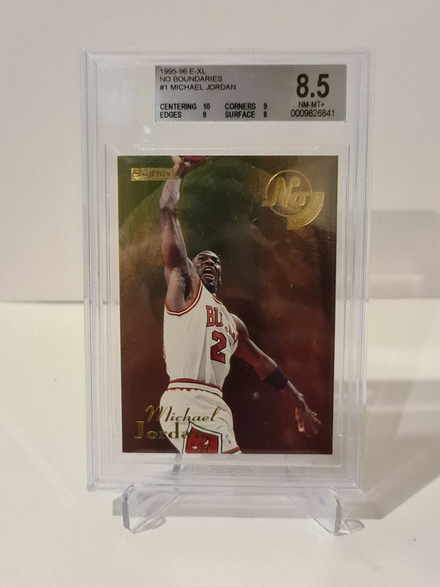 1995-96 Michael Jordan Skybox E-XL No Boundaries #1 BGS 8.5 MINT  