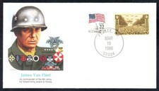 Korean War US Army GENERAL JAMES VAN FLEET Military Hero Cover