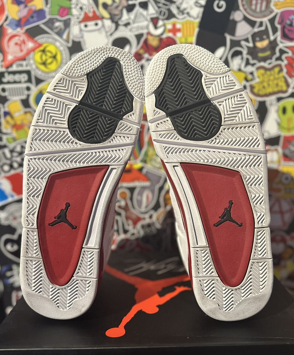 Nike Air Jordan 4 Retro Alternate 89 White Red Mens Size 12