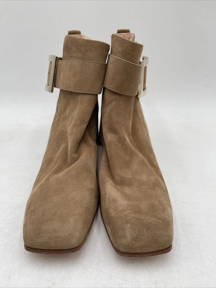 Mujer Roger Vivier Gamuza So Vivier Botín Marrón Talla 37.5 Foto 3 de 4