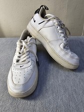 Nike Air Force 1 LV8 Utility GS White Black Kids Youth Shoes AV4272 100 Sz 2.5Y