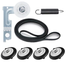 4581EL2002C Dryer Drum Roller Wheel and Shaft 4 Pack For LG 4581EL2002H