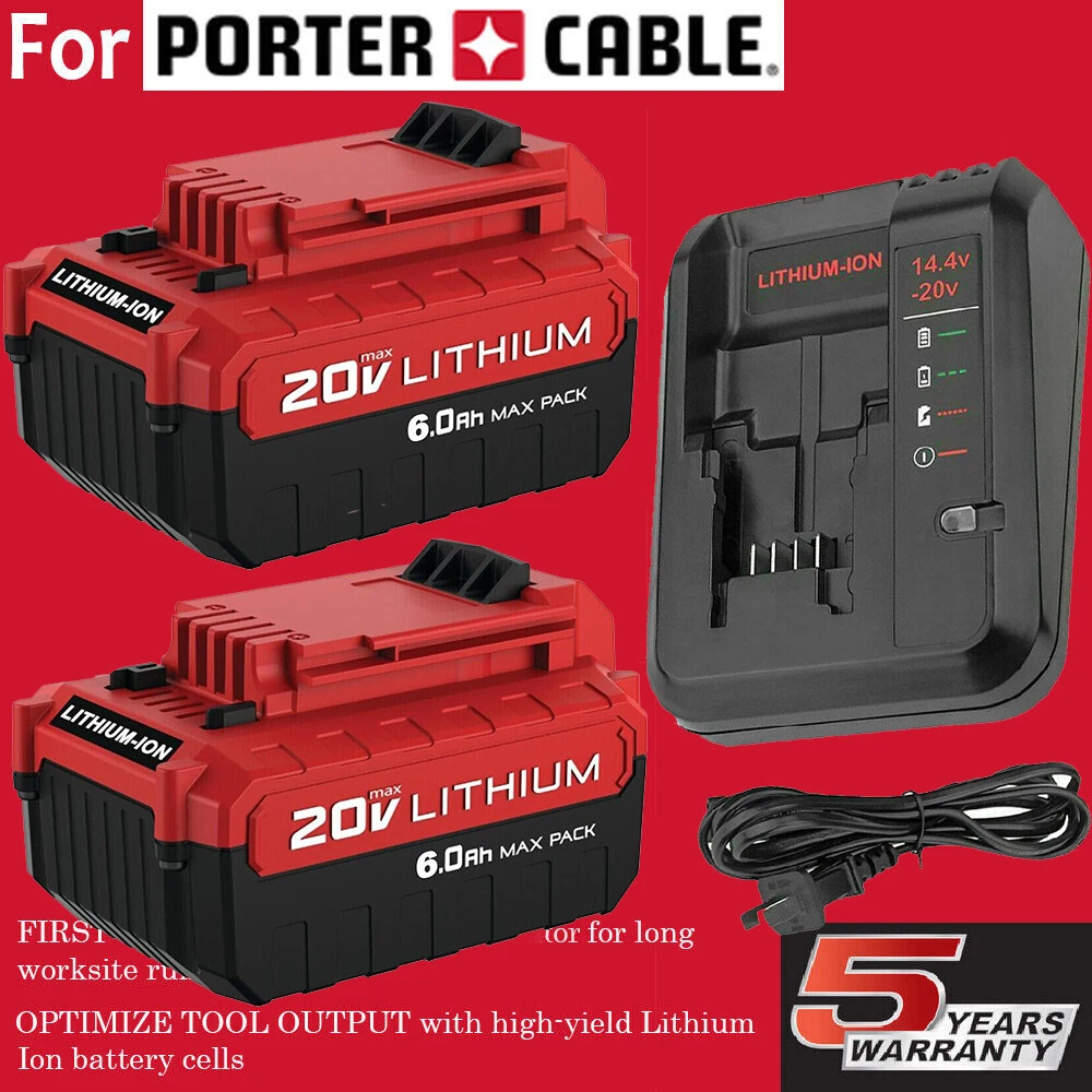 Porter Cable 20V Lithium Battery Charger