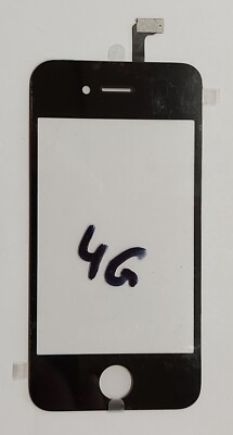 Touchscreen Digitizer Glas schwarz für Apple iPhone 4 - NEU