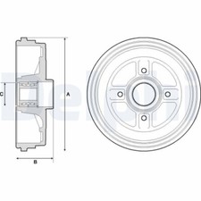 Tambour de frein Renault MODUS
