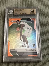 Thon Maker 2016 Prizm Orange Rookie /49 BGS 9.5 #14