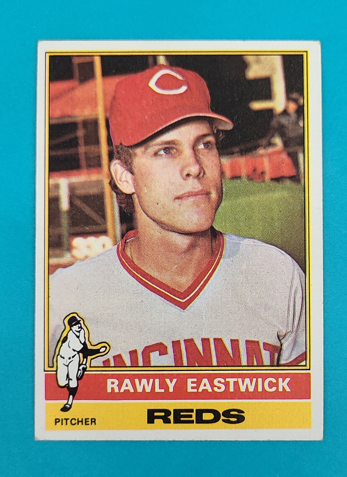 1976 Topps #469 Rawly Eastwick Cincinnati Reds BASEBALL Card A