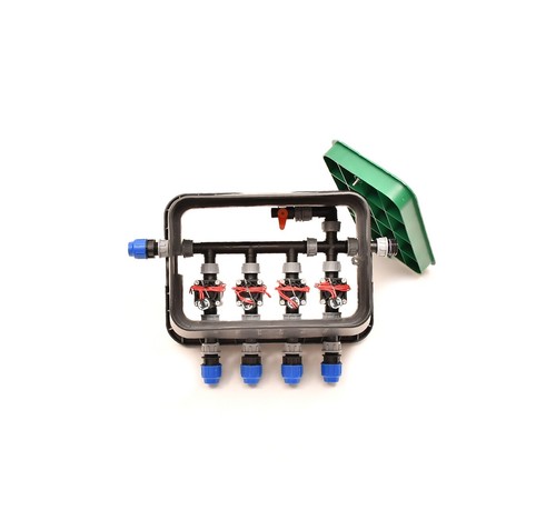 4er-Ventilbox Hunter PGV, 25 mm (3/4") Plug&Rain Eco - 第 1/4 張圖片