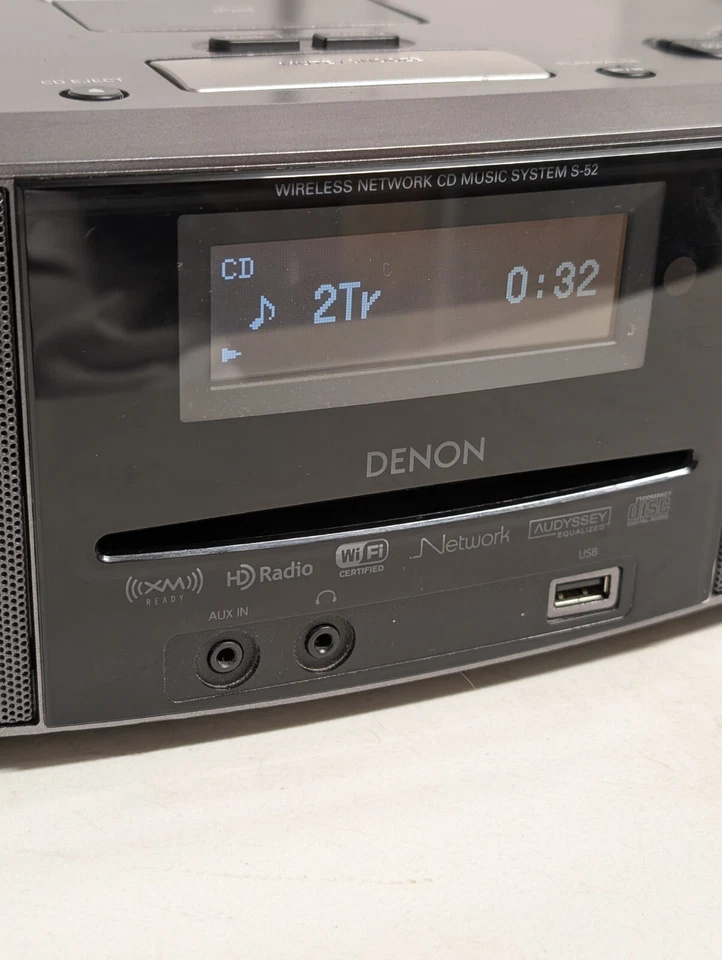 Denon S-52 Wireless Network CD Music System Built in Speaker NO REMOTE - Image 2 of 4