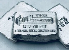2 Ozt MK BarZ "The Gold Standard" Weight Bar .999 Fine Silver