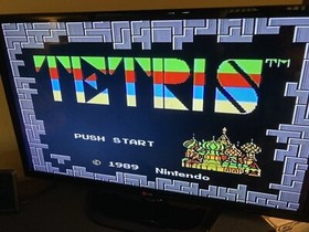 Tetris (Nintendo NES, 1989) Game Cartridge with Box & Sleeve Tested No Manual