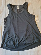 C9 Champion Women's •Size XXL• Black Workout Gym Yoga Tank Cutout in back NWT