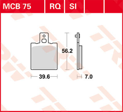 Plaquettes De Frein Arrière TRW Lucas MCB 695 Pour Peugeot 125 Tweet/RS