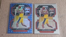 Kyle Kuzma 2021-22 Prizm 75th Anniversary Parallel + Base Card #156 Wizards