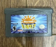 Nicktoons Unite Nintendo GBA Authentic Tested Cart Only 