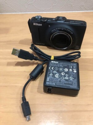 Nikon COOLPIX S9300 Black Digital Camera English Language