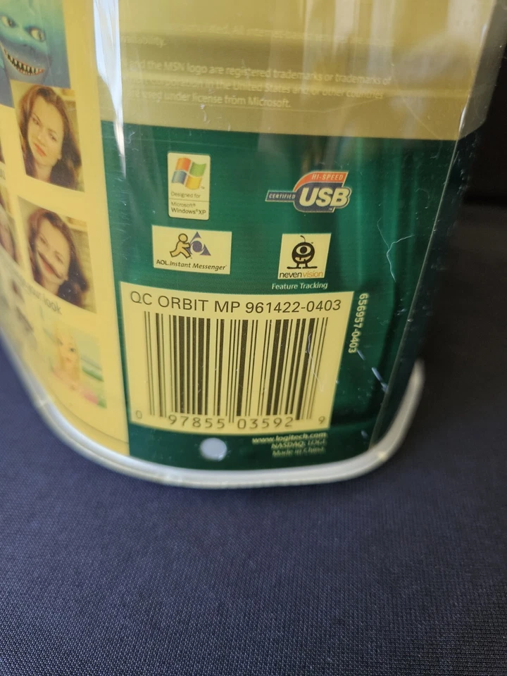 NEW Logitech Black QuickCam Orbit MP 961422-0403 Robotic Camera Head Webcam - Image 3 of 4