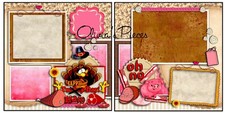 Happy Ham Day - PRINTED Scrapbook Pages - OliviasPieces