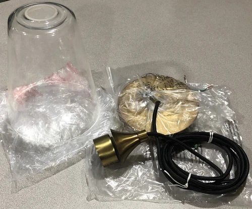 Hinkley Lighting (Store Display) Lisa McDennon Skye Pendant Heritage Brass - Picture 1 of 3