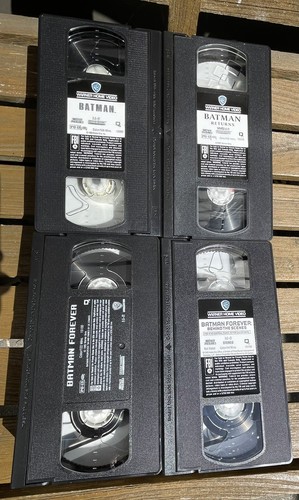 Batman BOX SET Returns Forever Behind the Scenes 4 VHS Keaton-Kilmer RARE! - Picture 7 of 7