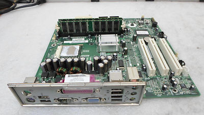 HP 335186-001 333542-001 Motherboard w/ 2GB RAM & SL6PF Pentium 4 2.80GHz CPU 