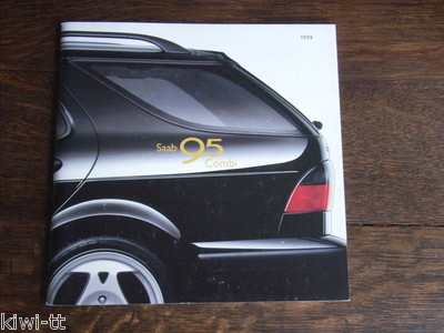Saab 95 Estate (Model 1999), Prospekt / Brochure / Depliant, F, 8.1998