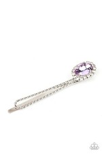 Paparazzi Accessories Gala Glitz Purple Hair Clip 103c