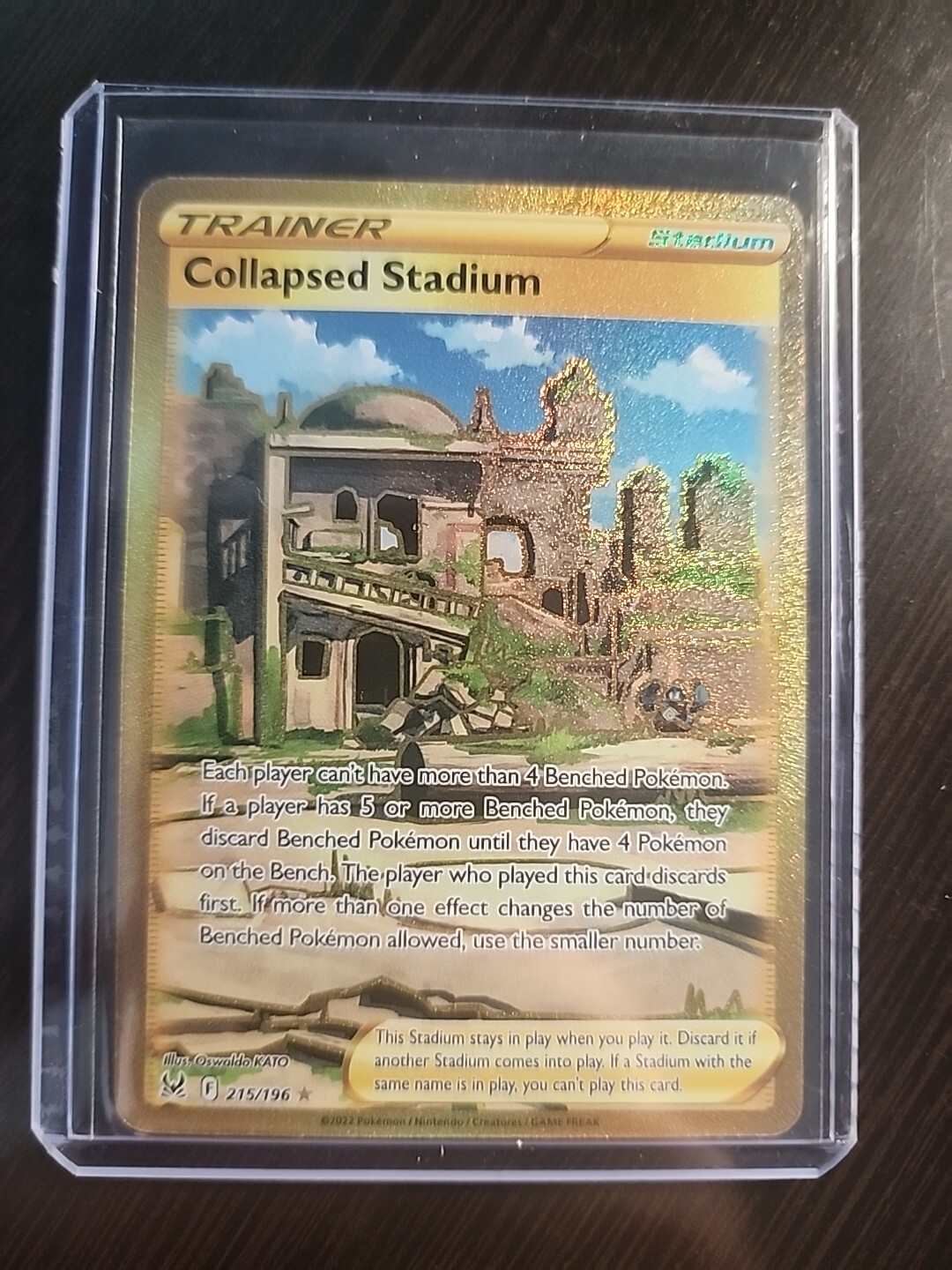Pokémon TCG Collapsed Stadium Sword & Shield - Lost Origin 215/196 Regular...