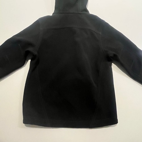 REI Co- Op Boys XS 4/5 Soft Shell Jacket With Hood Black And Gray - Picture 3 of 12