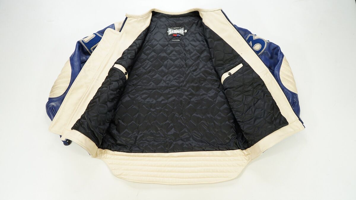 Rare VTG SCHOTT NYC 500 Formula One Racing Leather Rare VTG SCHOTT NYC 500 Formula One Racing Leather