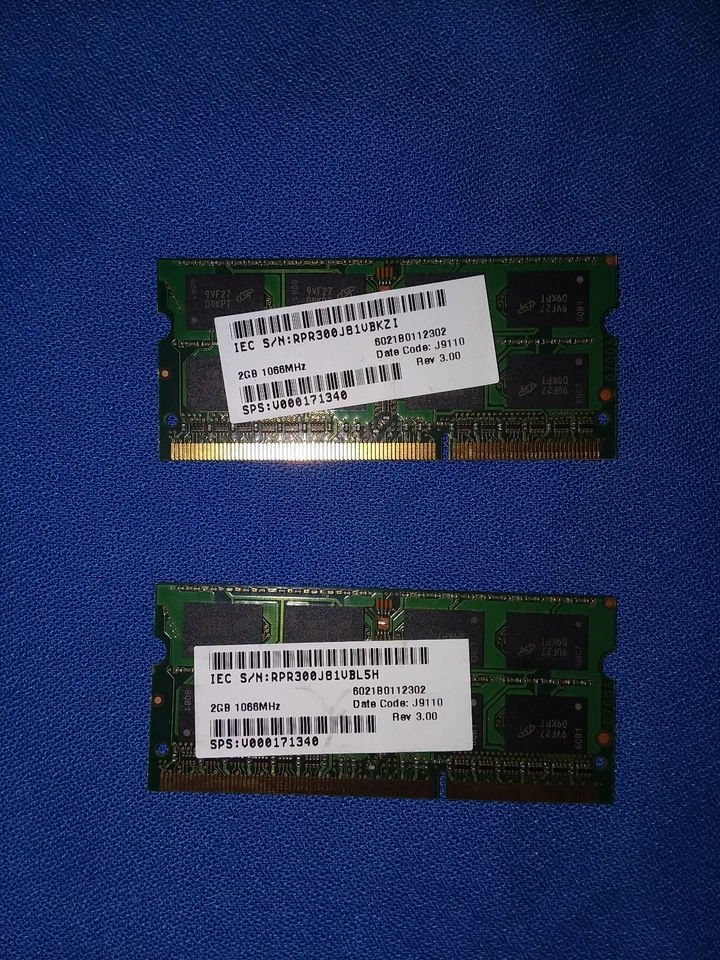 Micron MT16JSF25664HZ-1G1F1 RAM 4GB (2*2GB) 204-Pin SODIMM - Image 2 of 2