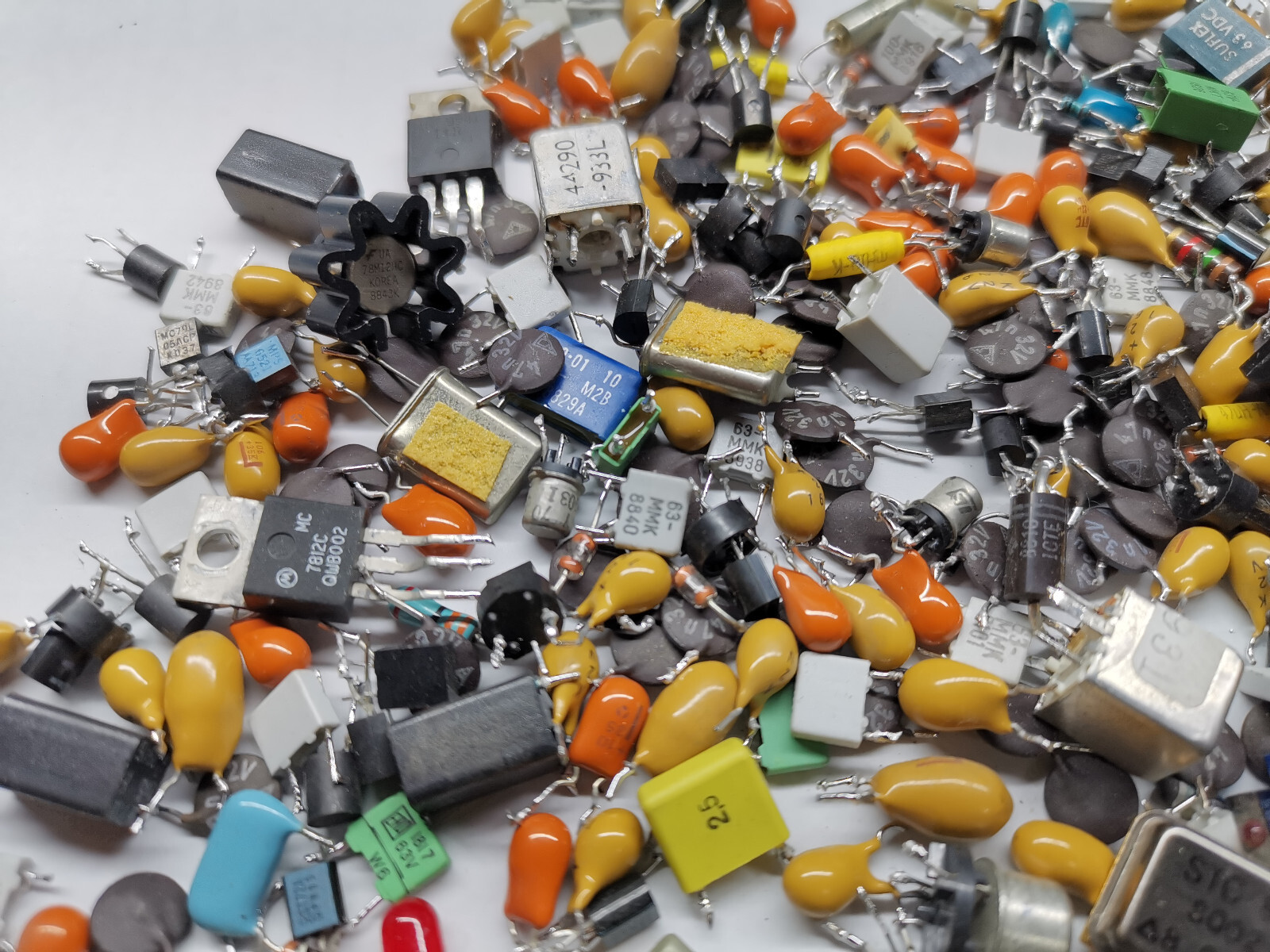 Joblot Of Various Electronic Components And Parts From Marconi Test