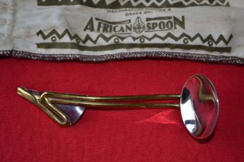 Creative Copper, Serving spoon, Ladle style, Brass Handmade South African, Gift - Foto 1 di 9